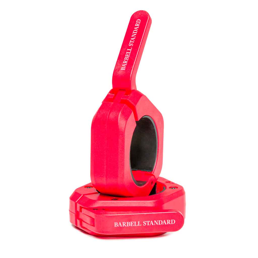 Red Barbell Standard magnetic barbell collar with locking lever for Olympic weightlifting bars
