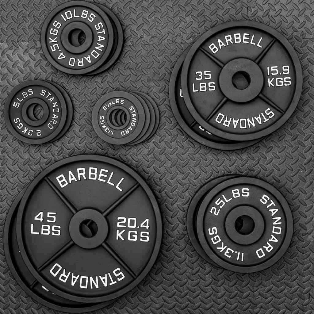 New Cap outlet 100 lb Set 4- 25 lb Weight Plate