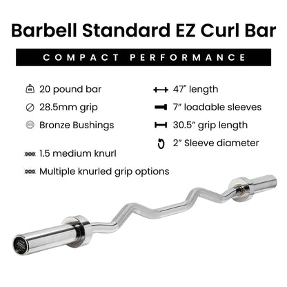 EZ Curl Bar Weight Sets