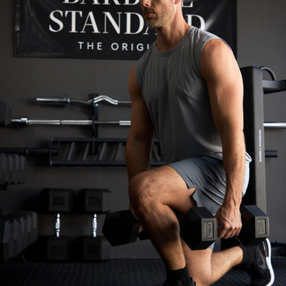 Rubber Hex Dumbbells